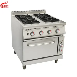 Cooking Range with Pizza Oven – 4 Burner (PKE Made)