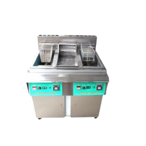 Fryer Double Tank with Chip Dum – 16+16L | Pakistan Kitchens