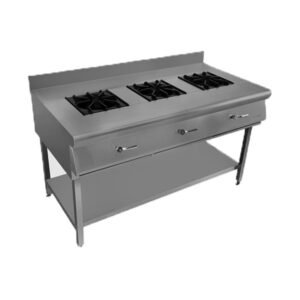 Commercial Cooking Range – 3 Burner (PKE Made)